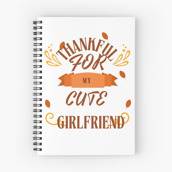 Item preview, One thankful Girlfriend; cool design for thanksgiving as gift for the family,  designed and sold by JM INSPIRES.