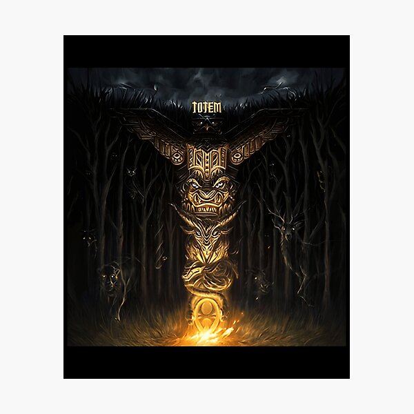 Item preview, Totem album vintage horrified designed and sold by BeatrixFiedler.