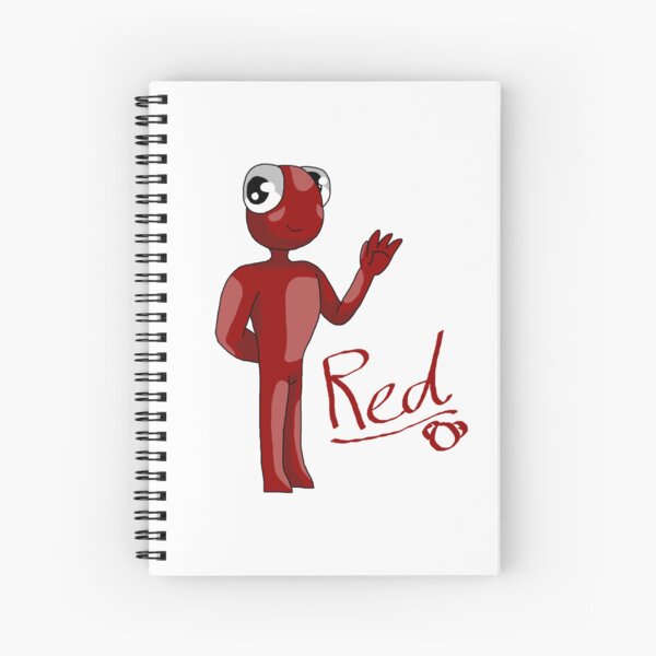 Red Scientist Rainbow Friends | Spiral Notebook