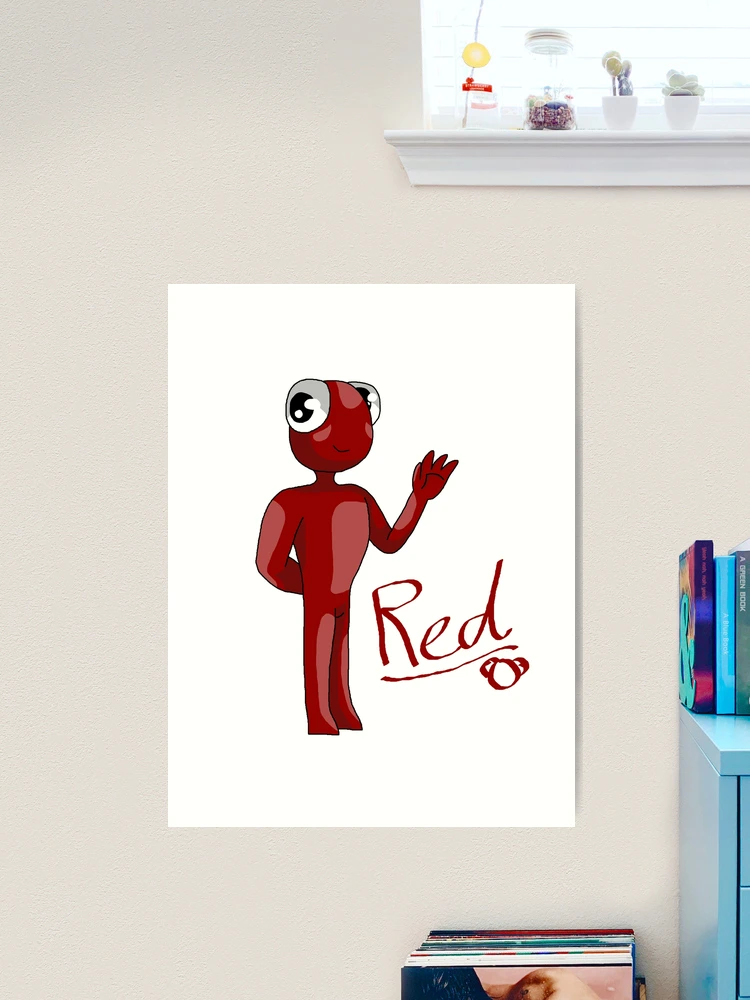 Red from Rainbow Friends GUMMYBEARSYT - Illustrations ART street