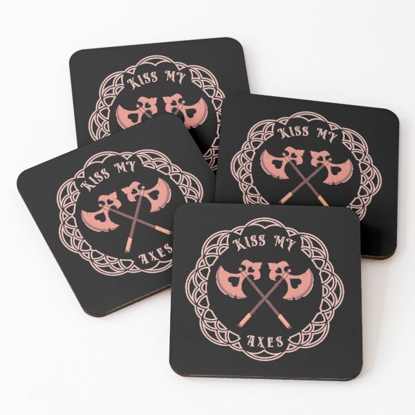 Item preview, Kiss My Axes designed and sold by LimeyJadeGear.