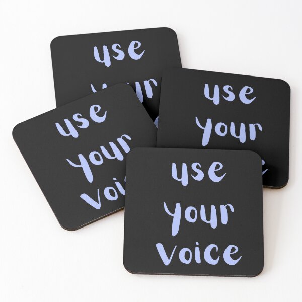 Item preview, USE YOUR VOICE designed and sold by Swooncake Press.