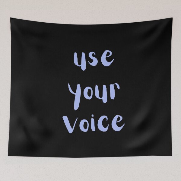 Item preview, USE YOUR VOICE designed and sold by Swooncake Press.