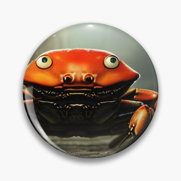 Item preview, Surprised Crab designed and sold by ZenEverAI.