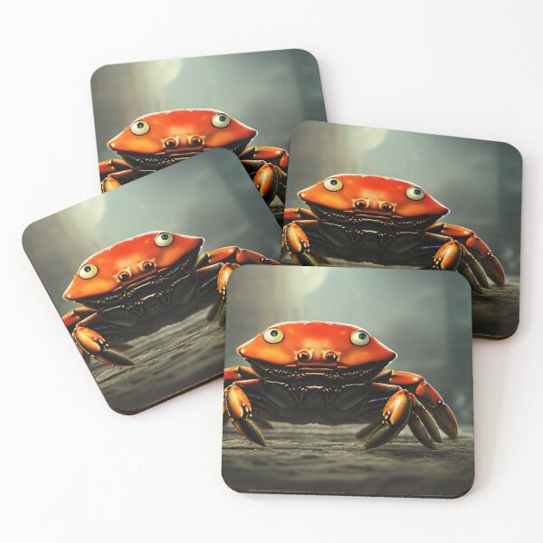 Item preview, Surprised Crab designed and sold by ZenEverAI.