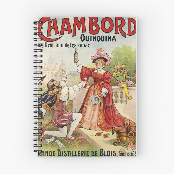 Item preview, CHAMBORD QUINQUINA Stomach's Best Friend 1900 France Liqueur Advertisement Poster designed and sold by retroposters.