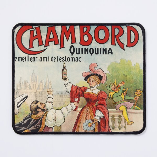 Item preview, CHAMBORD QUINQUINA Stomach's Best Friend 1900 France Liqueur Advertisement Poster designed and sold by retroposters.