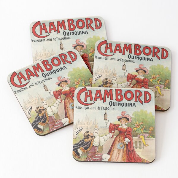 Item preview, CHAMBORD QUINQUINA Stomach's Best Friend 1900 France Liqueur Advertisement Poster designed and sold by retroposters.