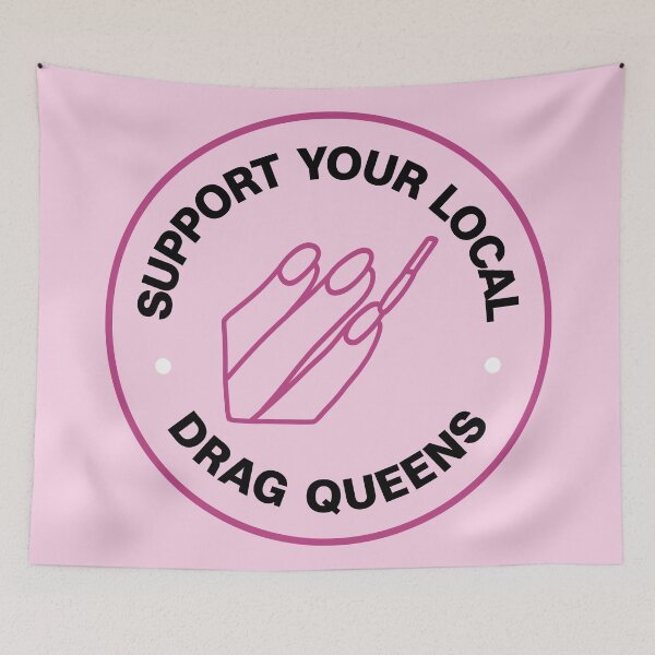 Aperçu de l'œuvre Soutenez vos Drag Queens locales créée et vendue par Picket Club.