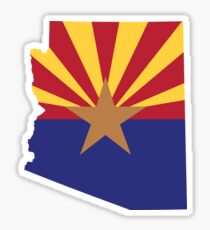Arizona State Flag Sticker