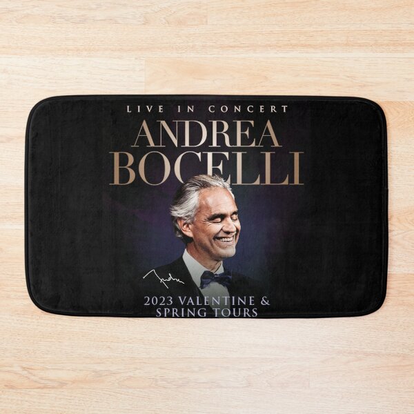 Item preview, Andrea Bocelli 2023 Valentine & Spring Tours with Signature designed and sold by BryannaLaRussa.