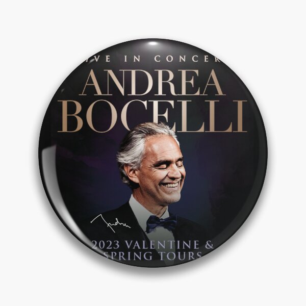 Item preview, Andrea Bocelli 2023 Valentine & Spring Tours with Signature designed and sold by BryannaLaRussa.