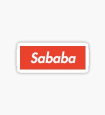 Sababa Supreme Logo Sticker