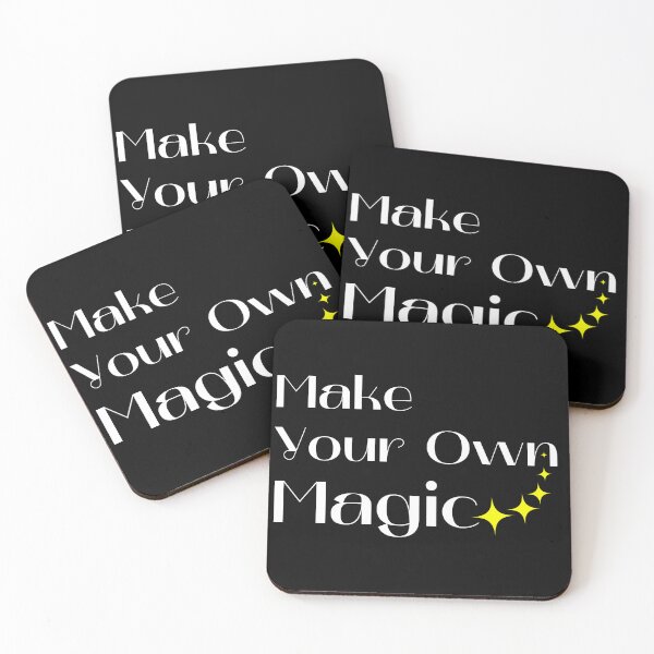 Item preview, Make Your Own Magic. Create Your Own Destiny. White and Yellow designed and sold by That Cheeky Tee.