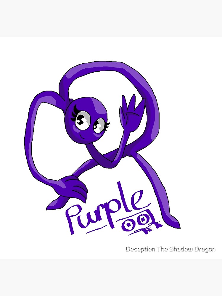 Purple Valentines (Rainbow Friends) Sticker for Sale by Deception