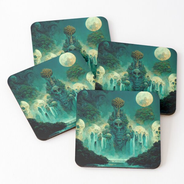 Item preview, Skull Temple designed and sold by ArtMadeByAI.