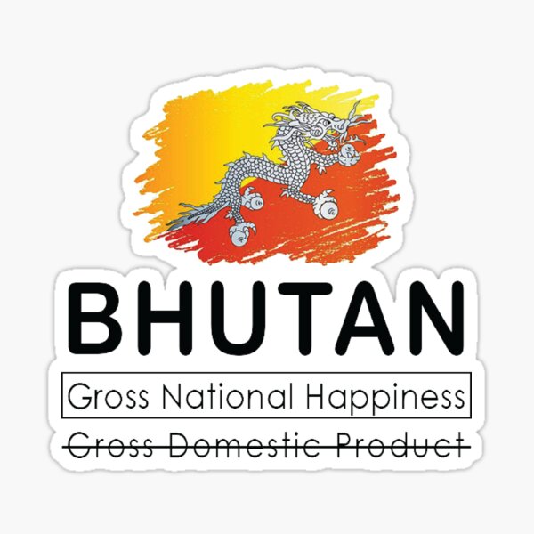 Gross National Happiness Sticker