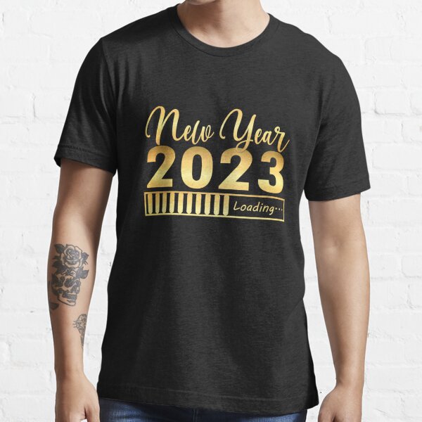 Happy New Year 2023 Nurse Glitter Pink Balloons Essential T-Shirt