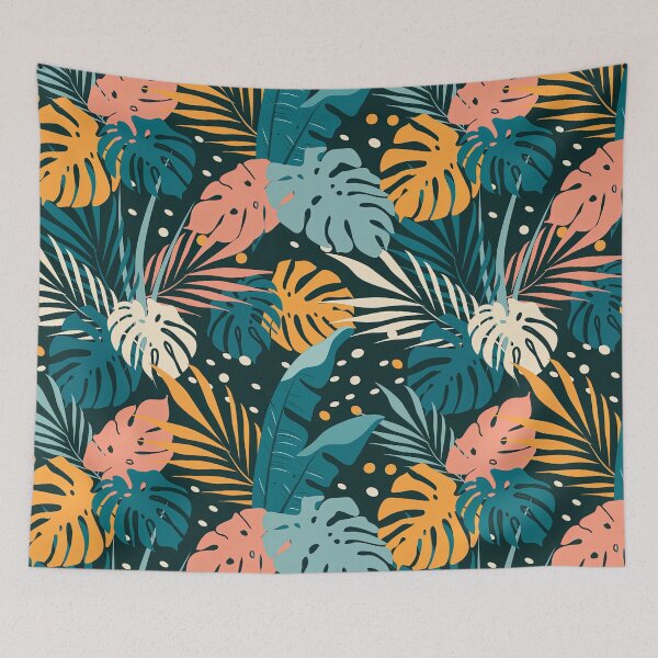 Item preview, Monstera Leafs Pattern, Monstera Pattern, Tropical Monstera Pattern designed and sold by graphic-genie.