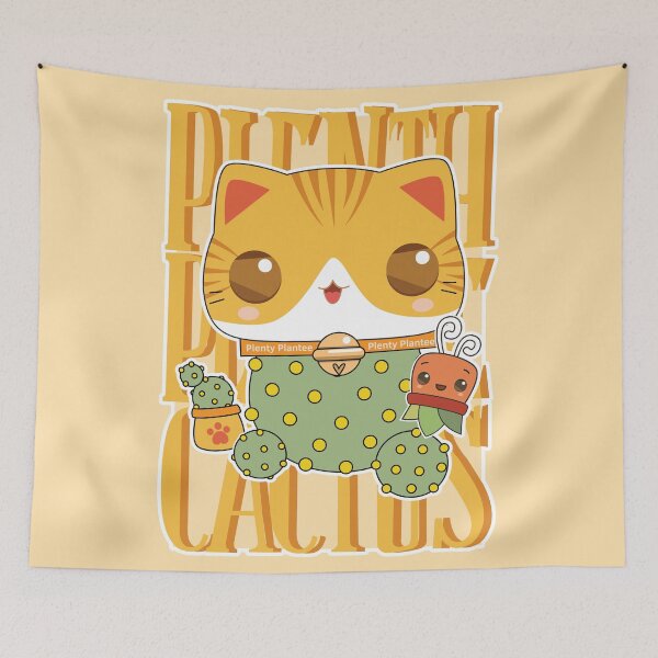 Item preview, Bunny Cactus Cat  designed and sold by plentyplantee.