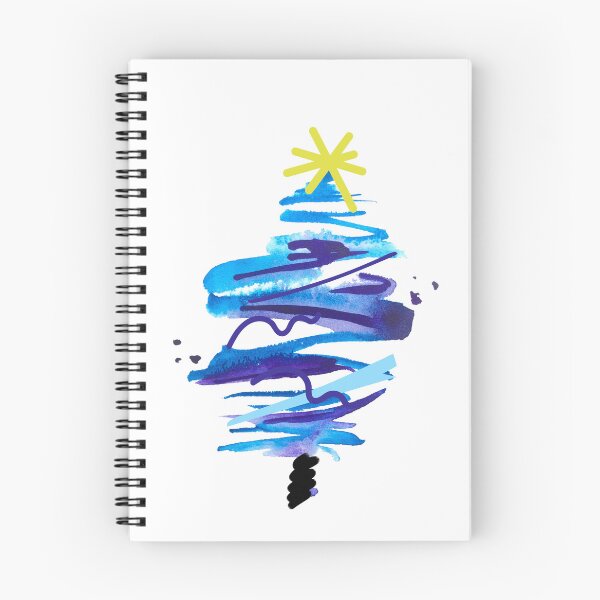 Item preview, Abstract Blue Christmas Tree designed and sold by BeeGeesDesigns.