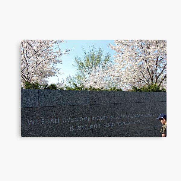 Martin Luther King -- The Arc Of The Moral Universe Bends Toward Justice Canvas Print