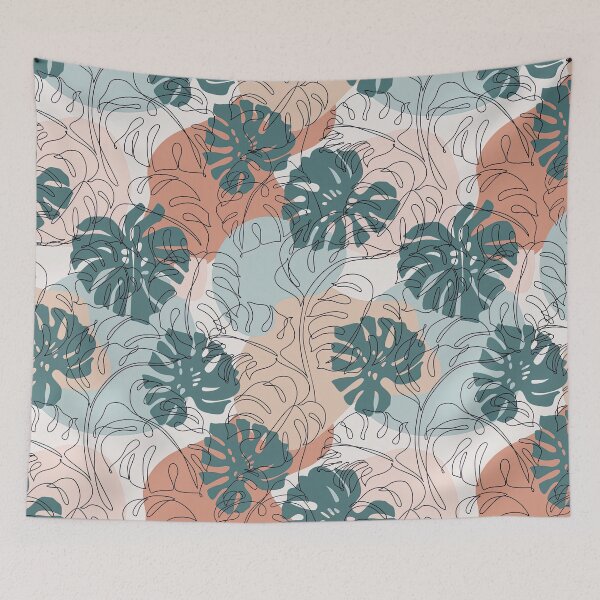 Item preview, Monstera Leafs Pattern, Monstera Pattern, Tropical Monstera Pattern designed and sold by graphic-genie.