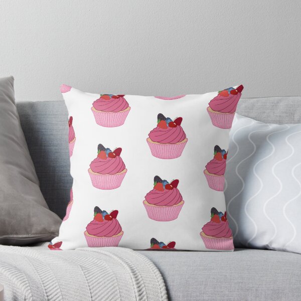Item preview, Fruit cupcake with berries | Cake lover | Bakery treats designed and sold by Lindsay Marie Patterns.