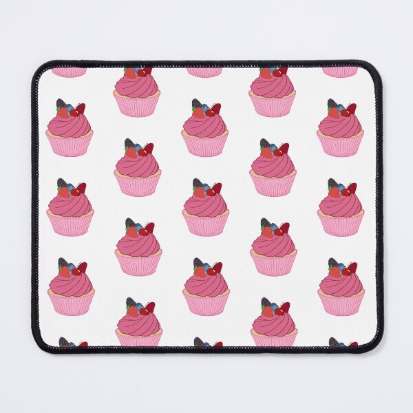 Item preview, Fruit cupcake with berries | Cake lover | Bakery treats designed and sold by Lindsay Marie Patterns.