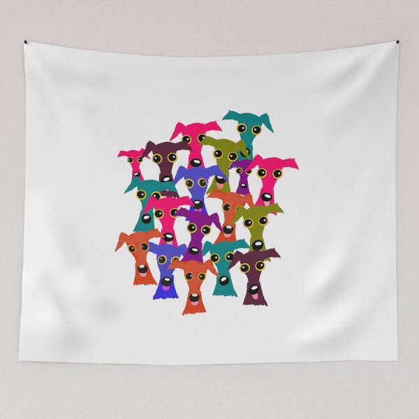 Item preview, A crowd of whippets designed and sold by CharlyB.