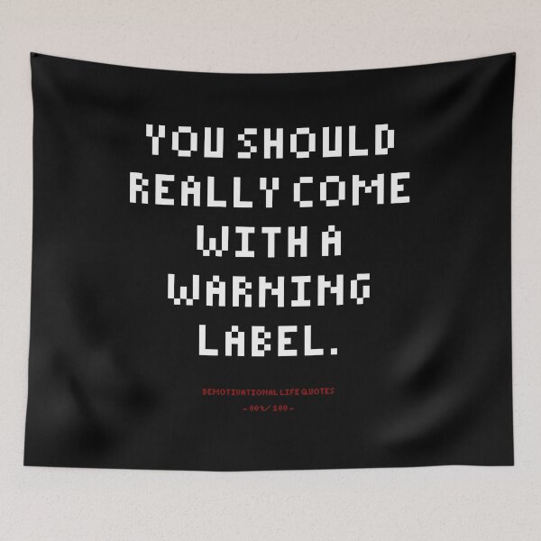 Item preview, DLQ You Really Should Come With A Warning Label designed and sold by PapaBujuGaming.