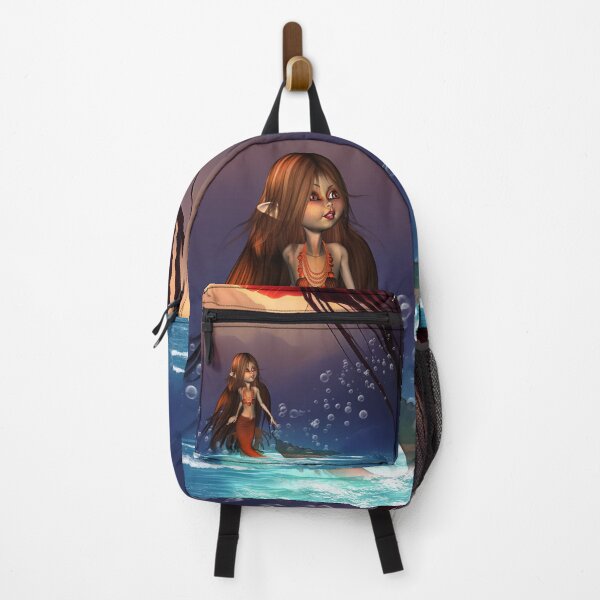 Item preview, Awesome jellyfish with little mermaid designed and sold by nicky2342.