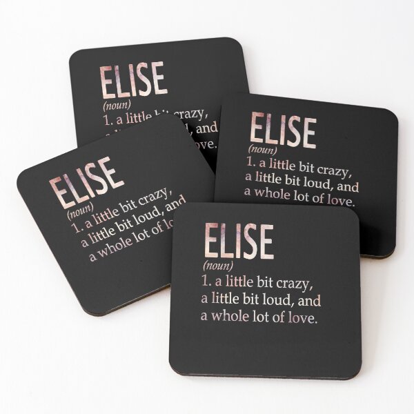 Item preview, Elise Girl Name Definition designed and sold by BrookHBung.