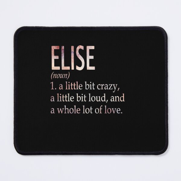 Item preview, Elise Girl Name Definition designed and sold by BrookHBung.