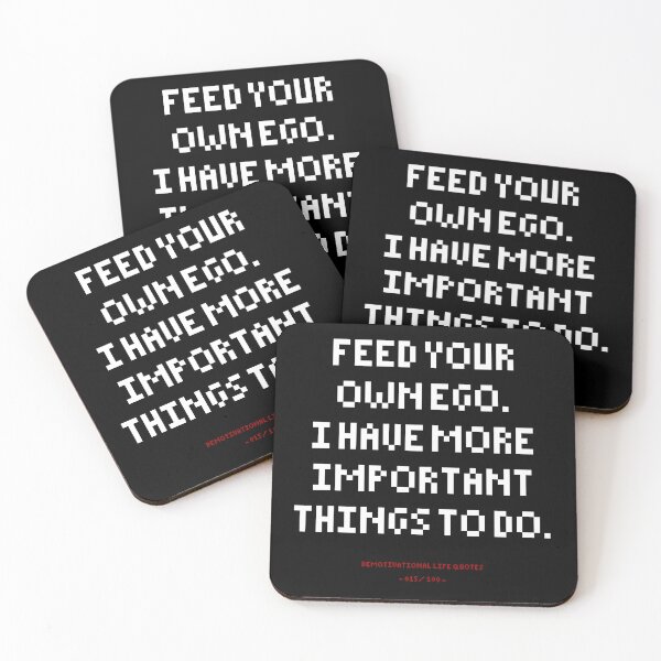 Item preview, DLQ Feed Your Own Ego designed and sold by PapaBujuGaming.