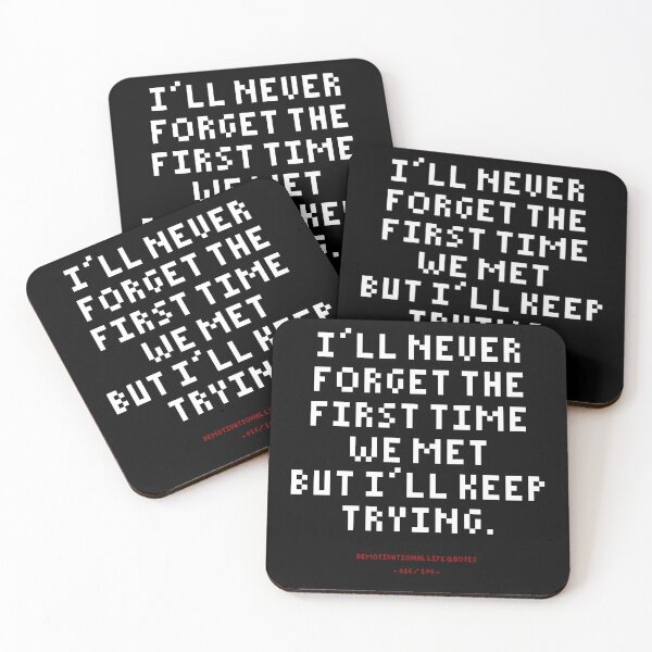 Item preview, DLQ I'll Never Forget You, But I'll Keep Trying designed and sold by PapaBujuGaming.