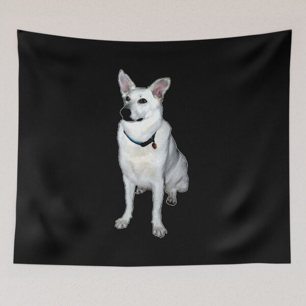 Item preview, White German Shepherd Dog  designed and sold by Gretchen Tiger.