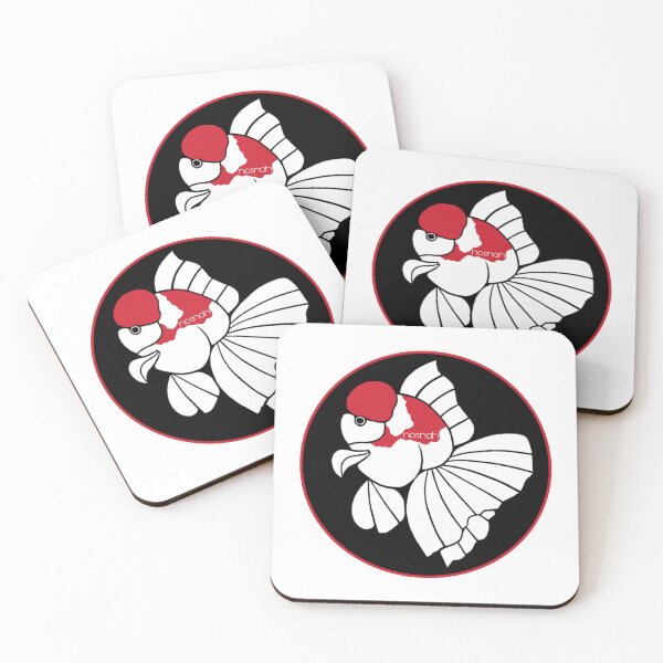 Item preview, Red and White Oranda Goldfish Logo B1 designed and sold by Nosnah.