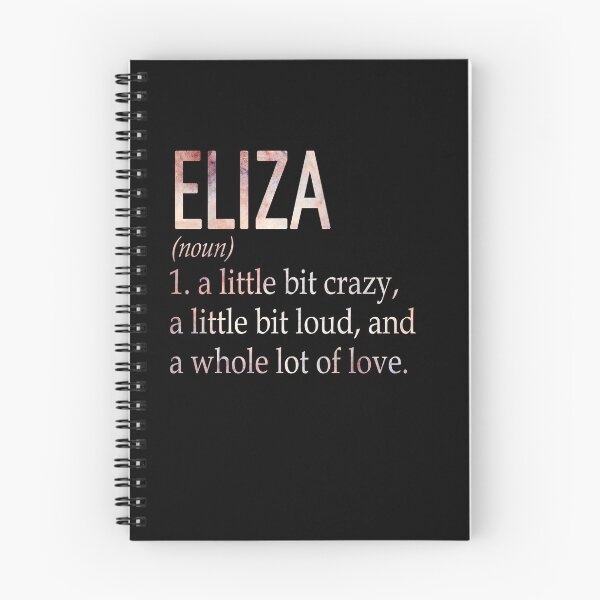 Artikelvorschau, Definition des Mädchennamens Eliza entworfen und verkauft von BrookHBung.