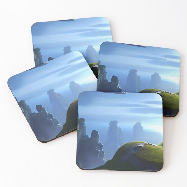 Item preview, high cliffs in the fog designed and sold by OverAltruist.