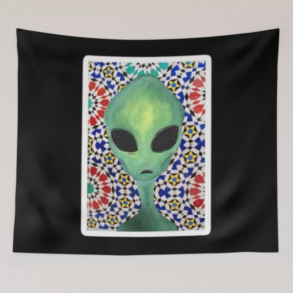 Item preview, Alien Resident Graphic Perfect Xmas Gift Fan    designed and sold by AlaHarrison.
