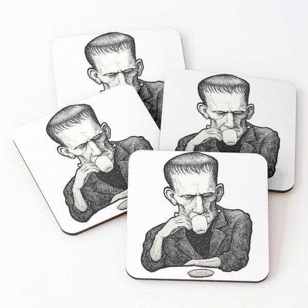 Item preview, Frank enjoys an espresso  designed and sold by JPCaricature.