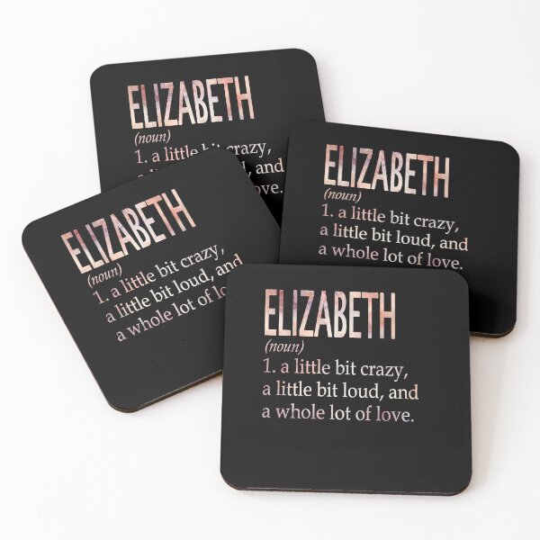 Item preview, Elizabeth Girl Name Definition designed and sold by BrookHBung.