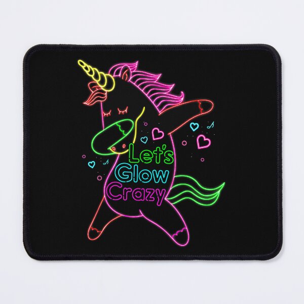 Item preview, Meme Retro Neon Unicorn Glow Crazy Retro 80s Group Party Squad designed and sold by PatrickWeidle.