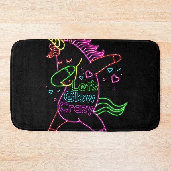 Item preview, Meme Retro Neon Unicorn Glow Crazy Retro 80s Group Party Squad designed and sold by PatrickWeidle.