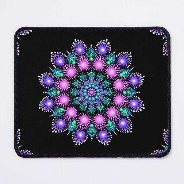 Item preview, Rainbow dotted mandala flower designed and sold by Teigzybee.