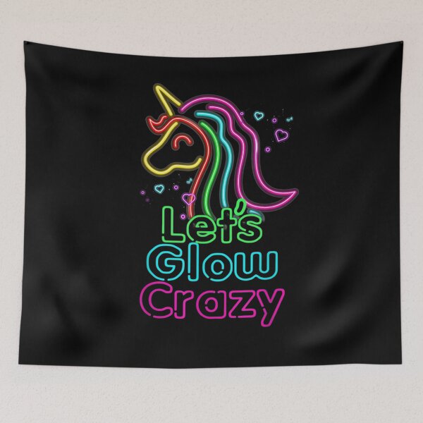 Item preview, Meme Retro Neon Unicorn Glow Crazy Retro 80s designed and sold by PatrickWeidle.
