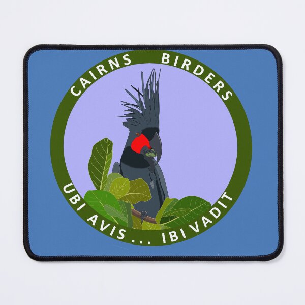 Item preview, Palm Cockatoo with Cairns Birders logo etc designed and sold by CairnsBirders.
