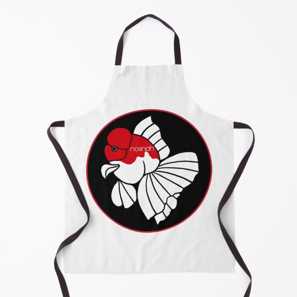 Item preview, Red and White Oranda Goldfish Logo B2 designed and sold by Nosnah.