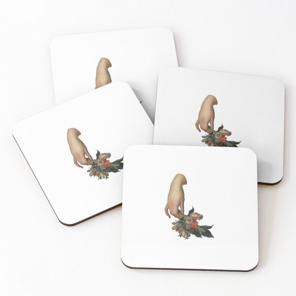 Item preview, Hand with flowers detail Renaissance aesthetic designed and sold by elinaarbidane.